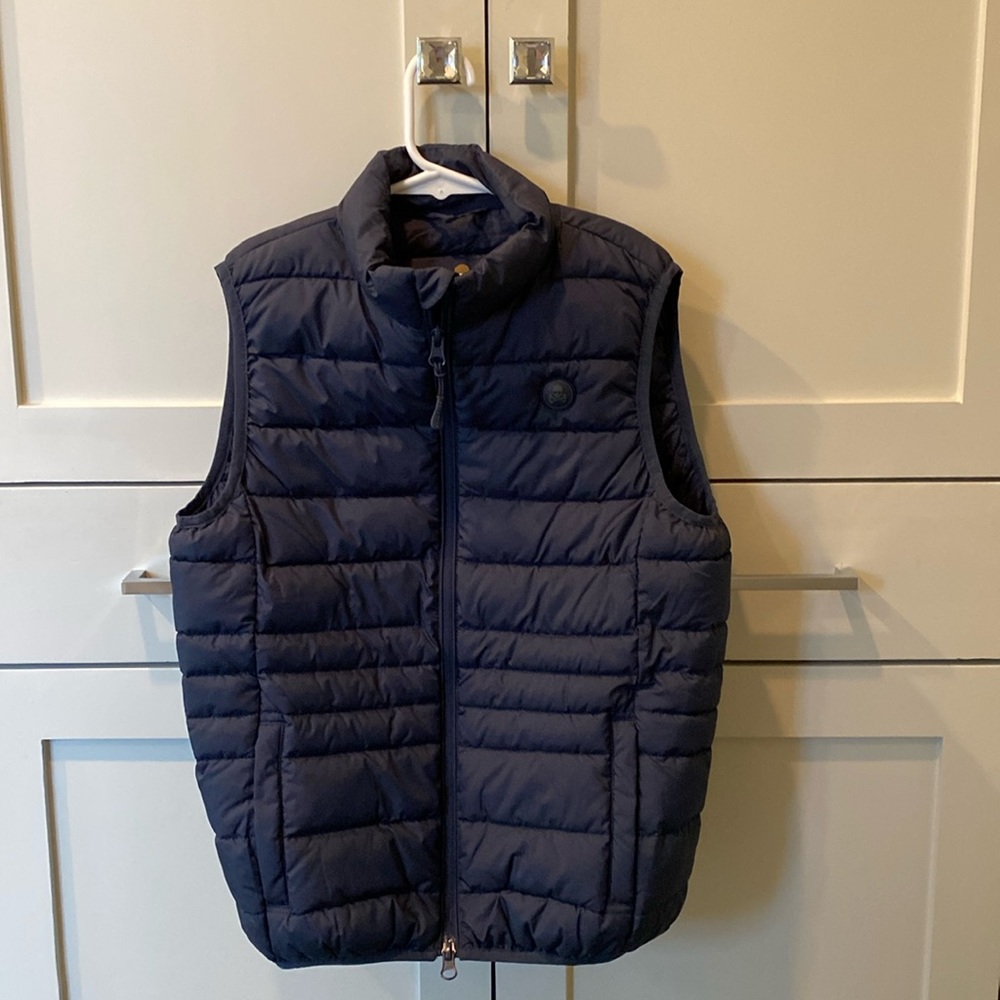 Boys Navy Blue Puffy Vest